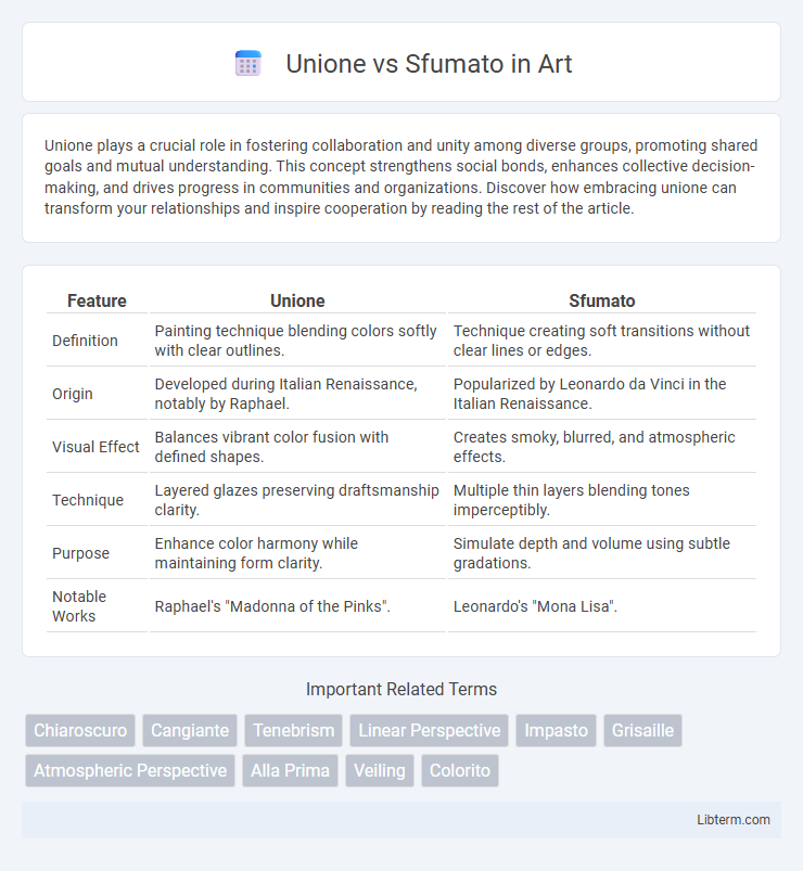 Sfumato vs Unione in Art - What is The Difference?