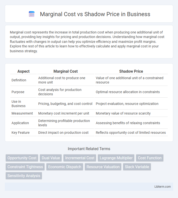 Shadow Price vs Marginal Cost in Business - What is The Difference?