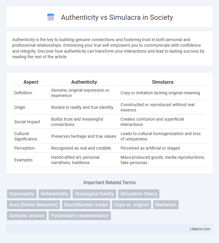 Simulacra vs Authenticity in Society - What is The Difference?