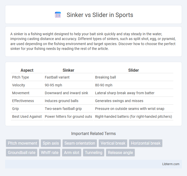 Slider vs Sinker in Sports - What is The Difference?