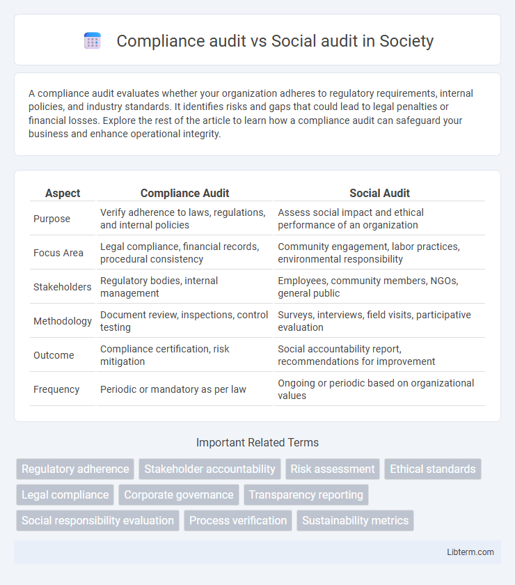 Social audit vs Compliance audit in Society - What is The Difference?