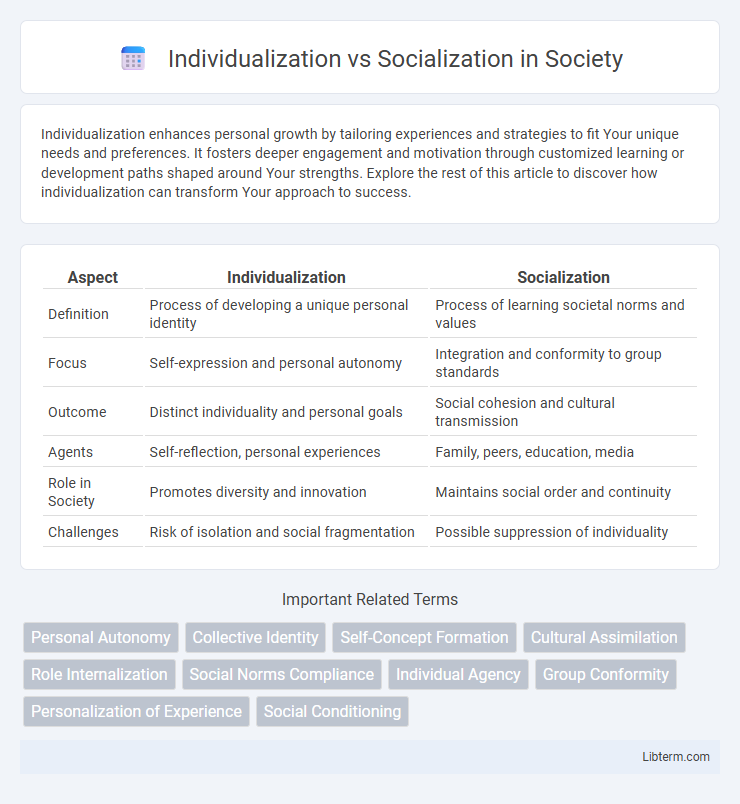 Socialization vs Individualization in Society - What is The Difference?