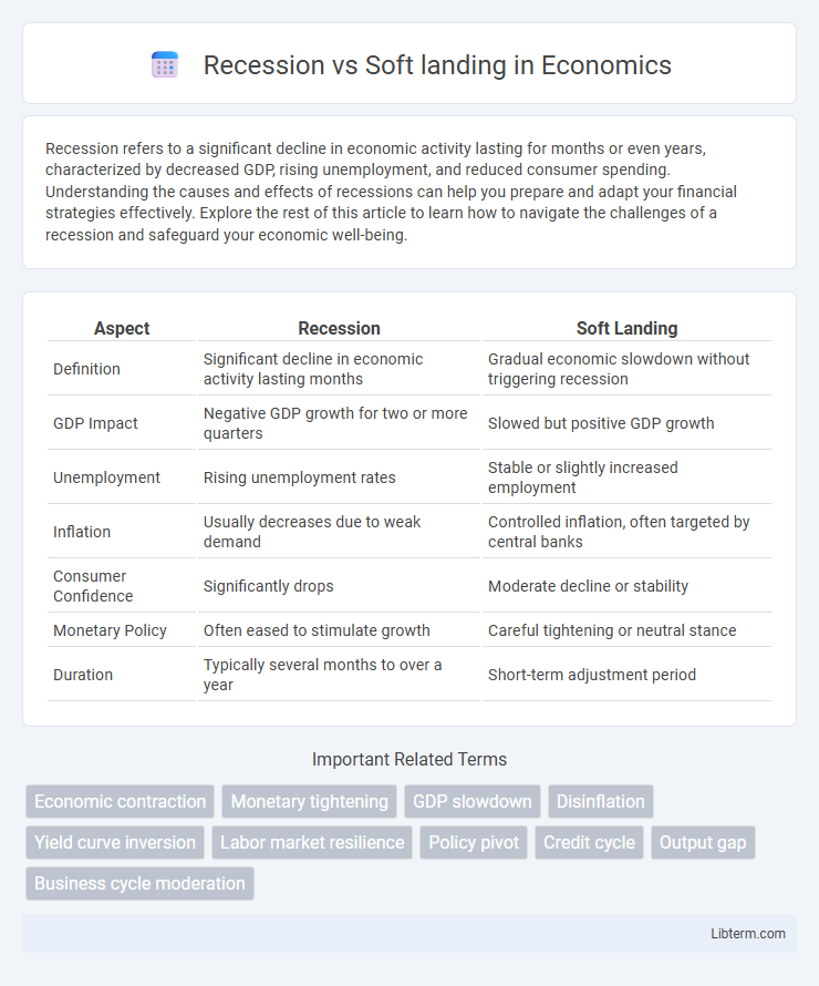 Soft landing vs Recession in Economics - What is The Difference?