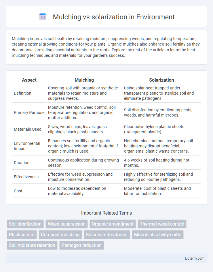 solarization vs Mulching in Environment - What is The Difference?