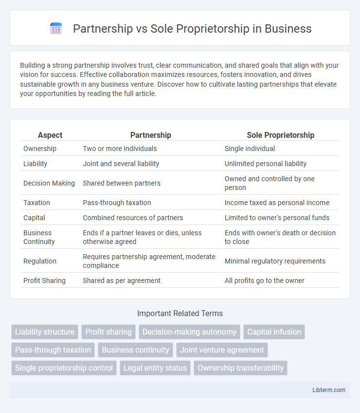 Sole Proprietorship vs Partnership in Business - What is The Difference?