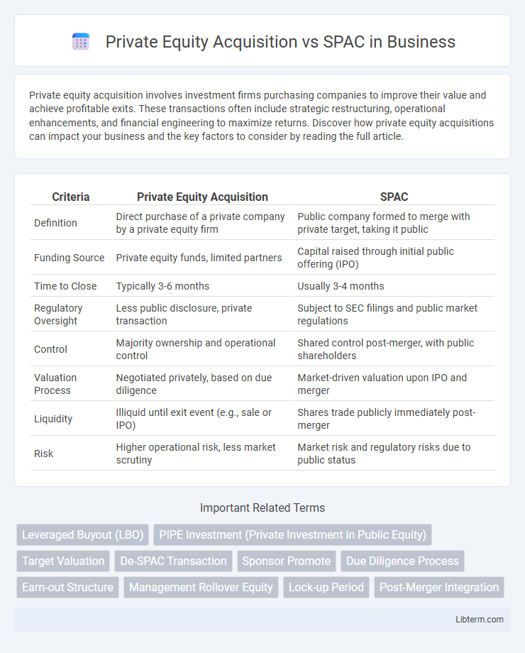 SPAC vs Private Equity Acquisition in Business - What is The Difference?