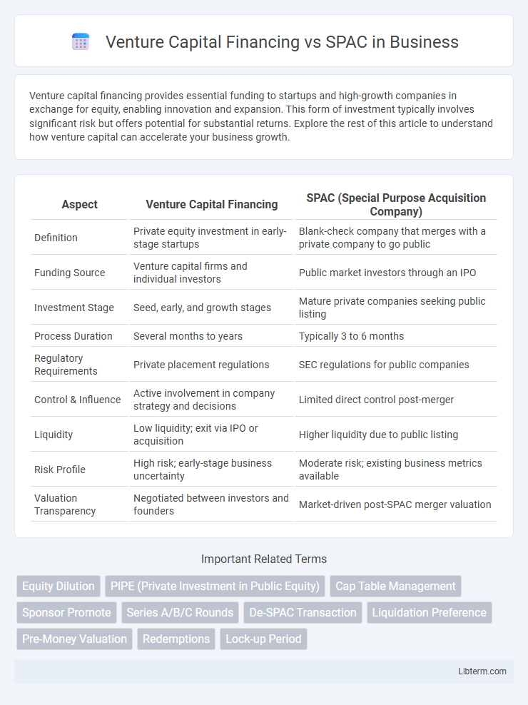 SPAC vs Venture Capital Financing in Business - What is The Difference?