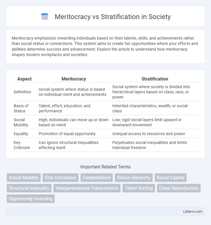 Stratification vs Meritocracy in Society - What is The Difference?