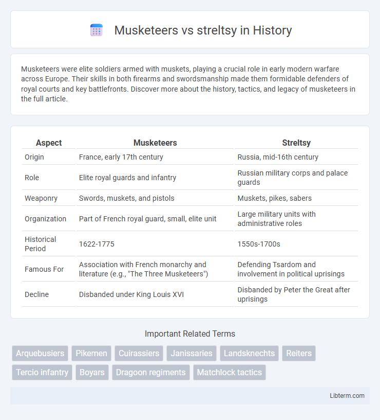 streltsy vs Musketeers in History - What is The Difference?