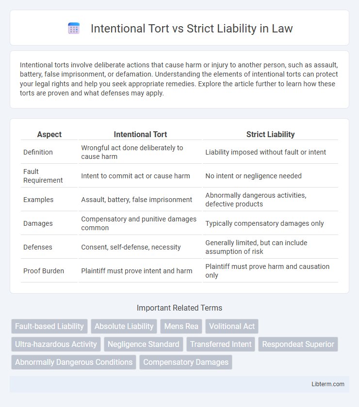 Strict Liability vs Intentional Tort in Law - What is The Difference?