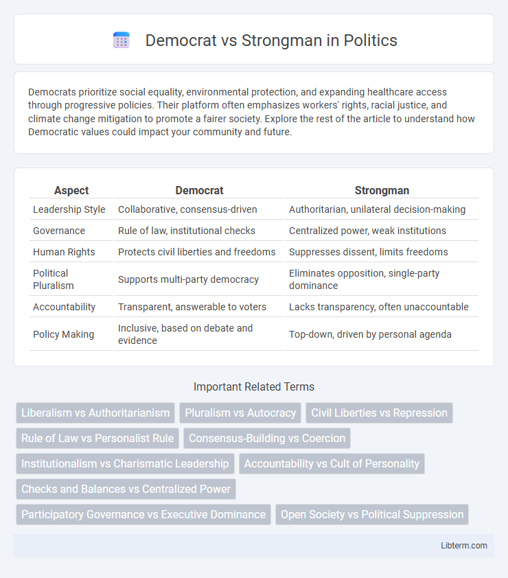 Strongman vs Democrat in Politics - What is The Difference?