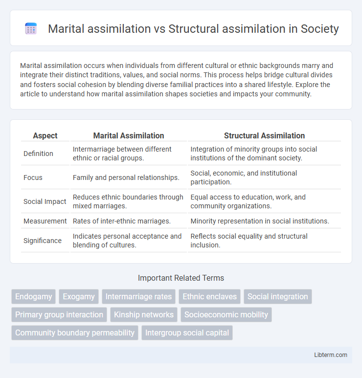 Structural assimilation vs Marital assimilation in Society - What is The Difference?