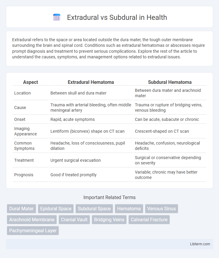 Subdural vs Extradural in Health - What is The Difference?