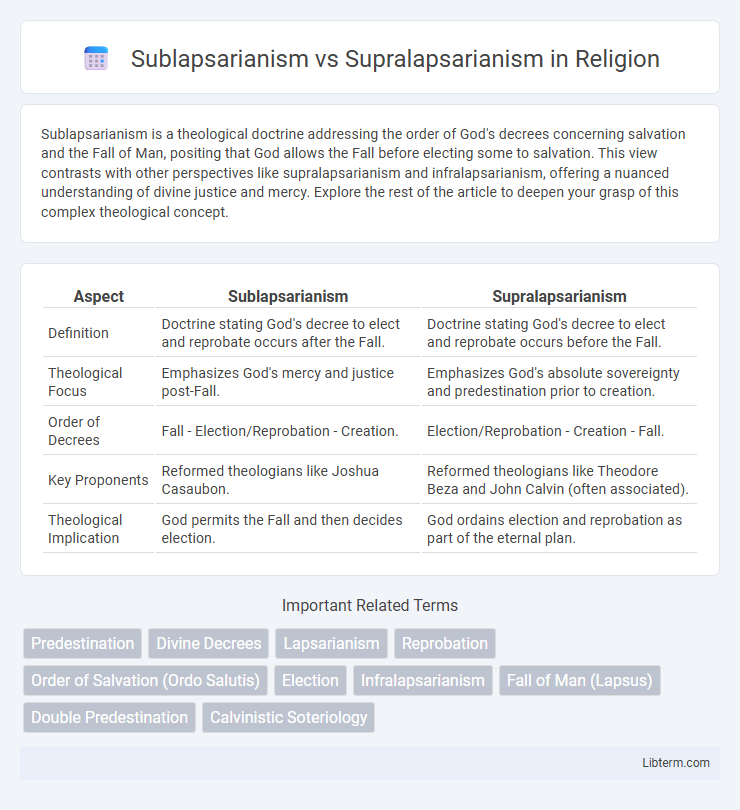 Supralapsarianism vs Sublapsarianism in Religion - What is The Difference?