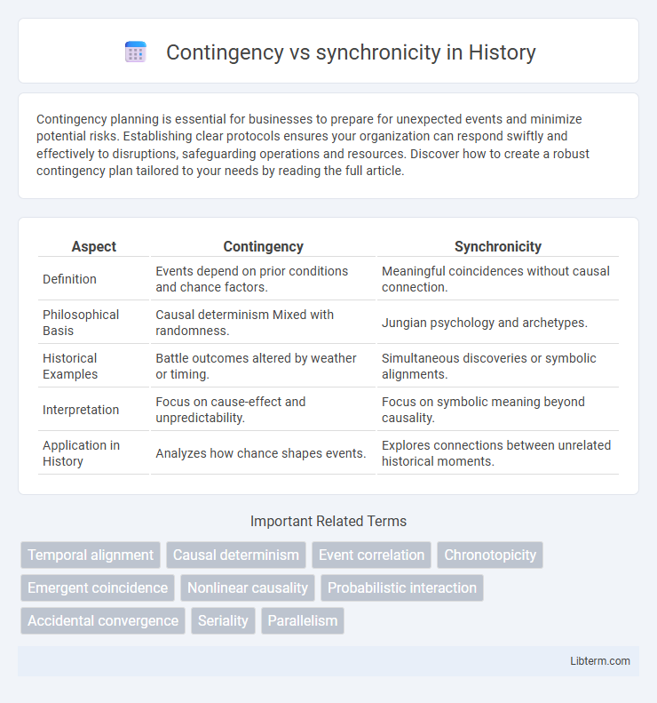 synchronicity vs Contingency in History - What is The Difference?