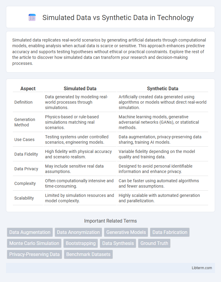 Synthetic Data vs Simulated Data in Technology - What is The Difference?
