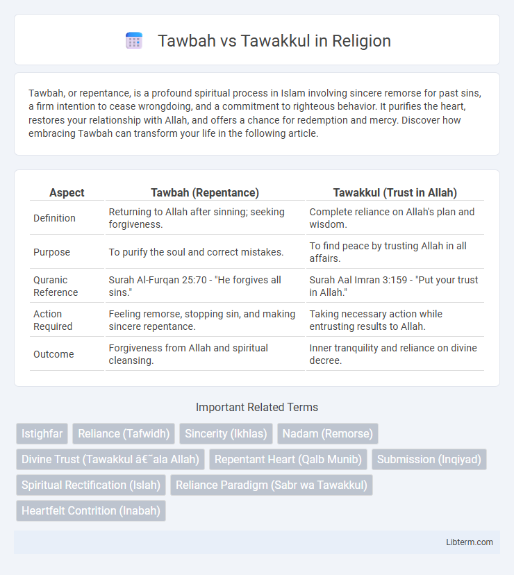 Tawakkul vs Tawbah in Religion - What is The Difference?