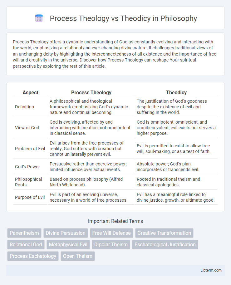 Theodicy vs Process Theology in Philosophy - What is The Difference?