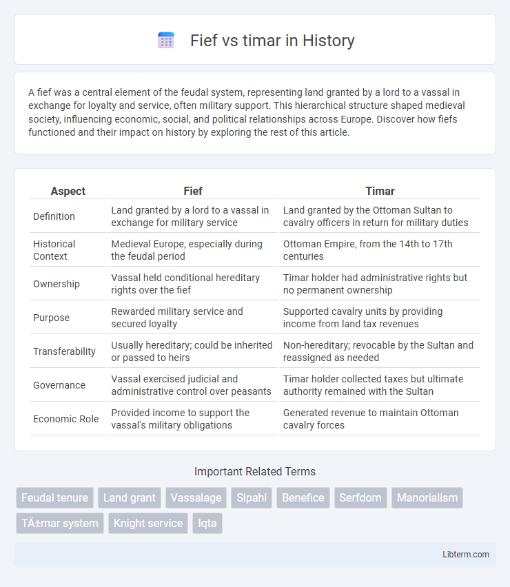 timar vs Fief in History - What is The Difference?