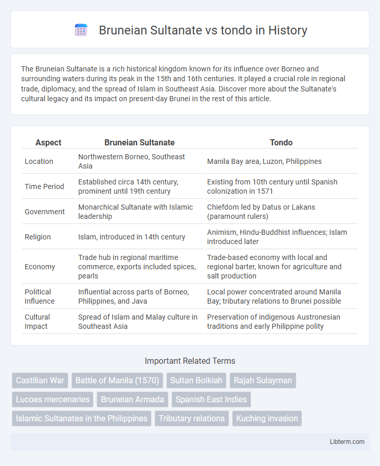 tondo vs Bruneian Sultanate in History - What is The Difference?