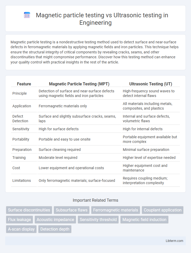 Ultrasonic testing vs Magnetic particle testing in Engineering - What is The Difference?