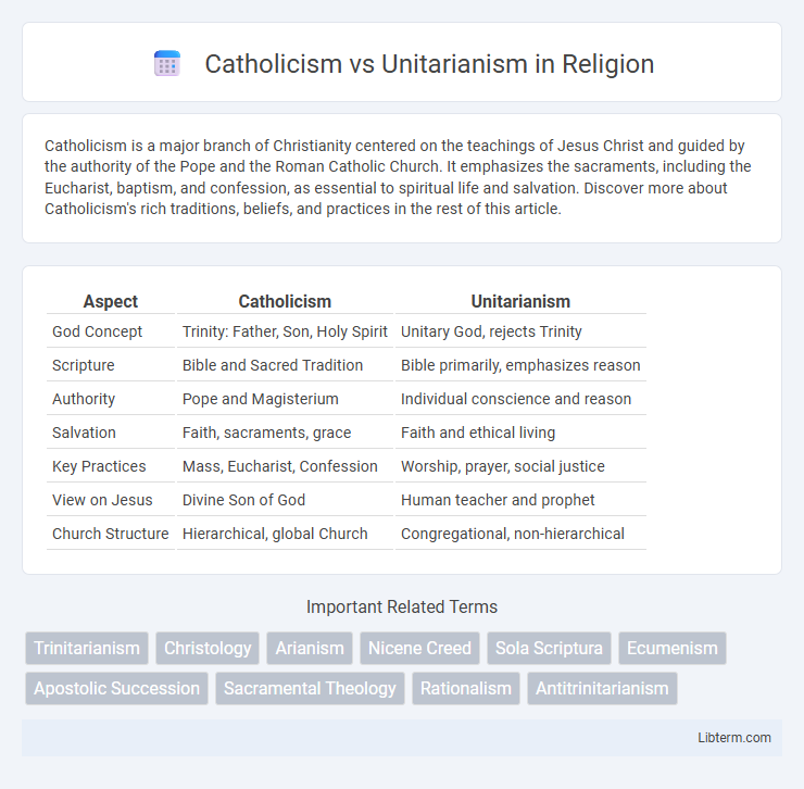 Unitarianism vs Catholicism in Religion - What is The Difference?