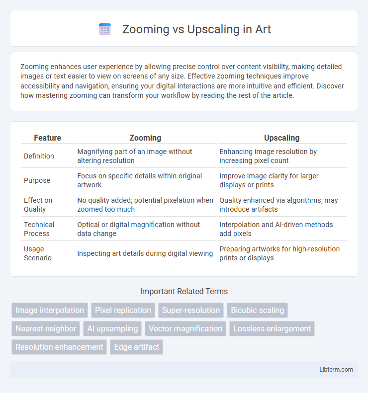 Upscaling vs Zooming in Art - What is The Difference?