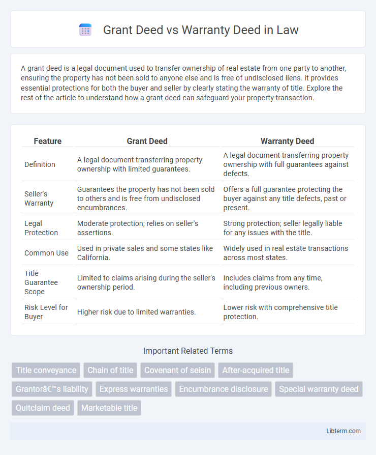 Warranty Deed vs Grant Deed in Law - What is The Difference?