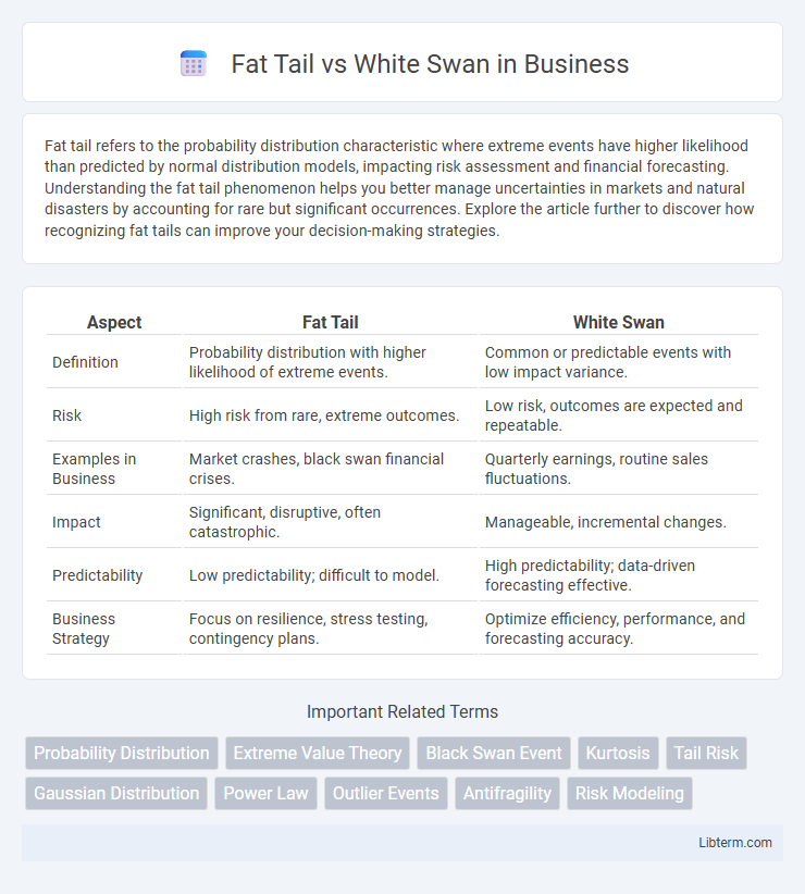 White Swan vs Fat Tail in Business - What is The Difference?