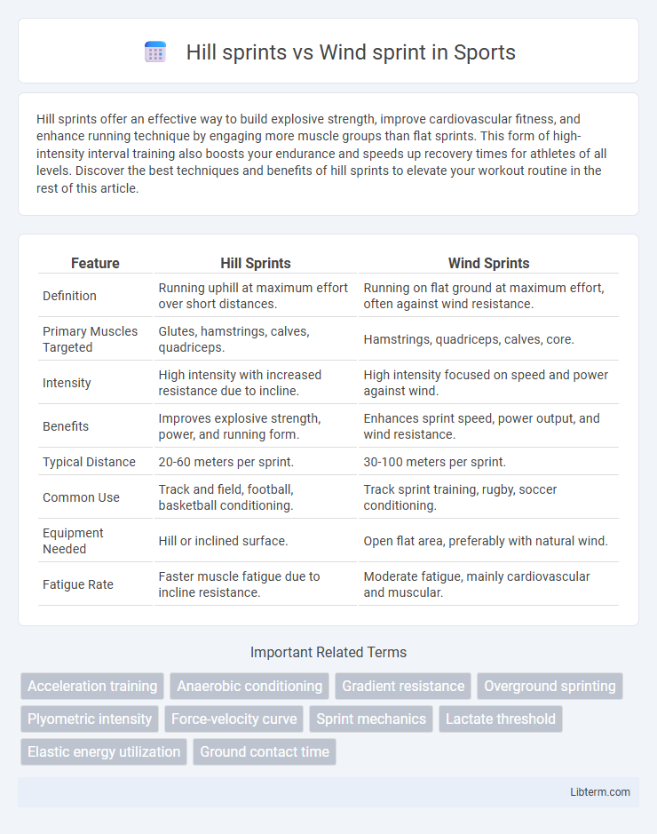 Wind sprint vs Hill sprints in Sports - What is The Difference?