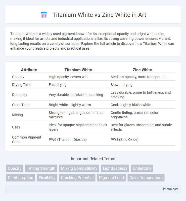 Zinc White vs Titanium White in Art - What is The Difference?