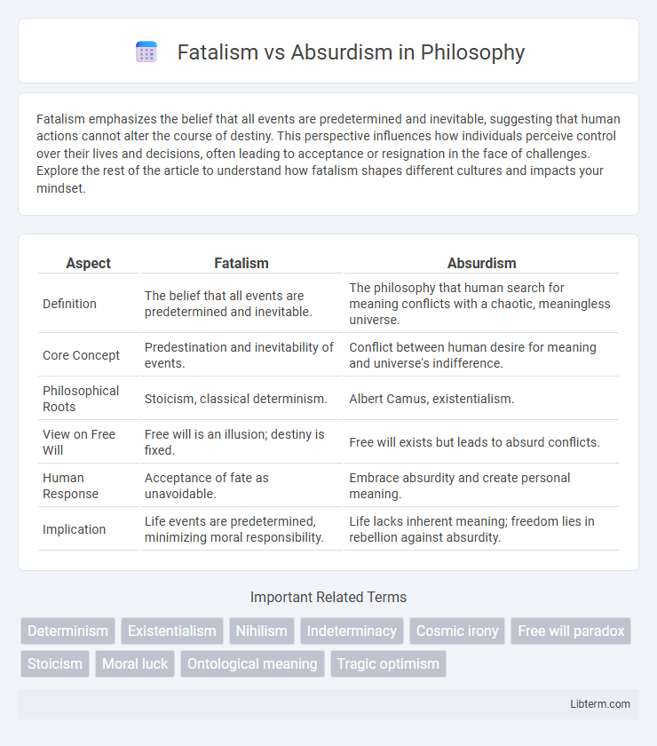 Absurdism vs Fatalism in Philosophy - What is The Difference?