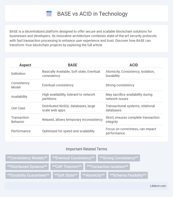 ACID vs BASE in Technology - What is The Difference?