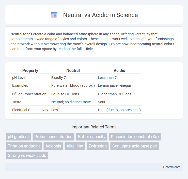 Acidic vs Neutral in Science - What is The Difference?