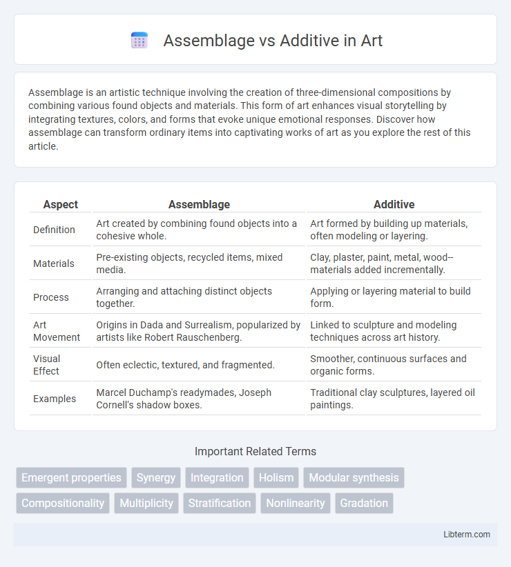 Additive vs Assemblage in Art - What is The Difference?