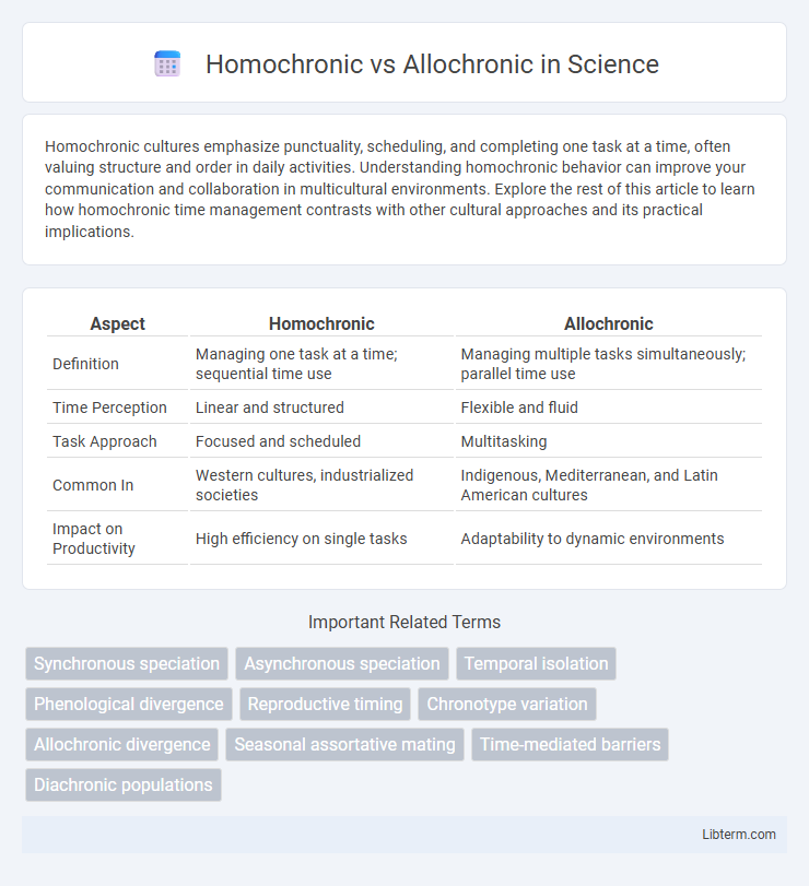 Allochronic vs Homochronic in Science - What is The Difference?