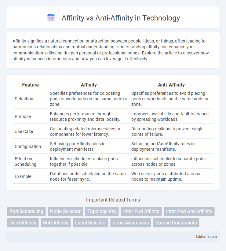 Anti-Affinity vs Affinity in Technology - What is The Difference?