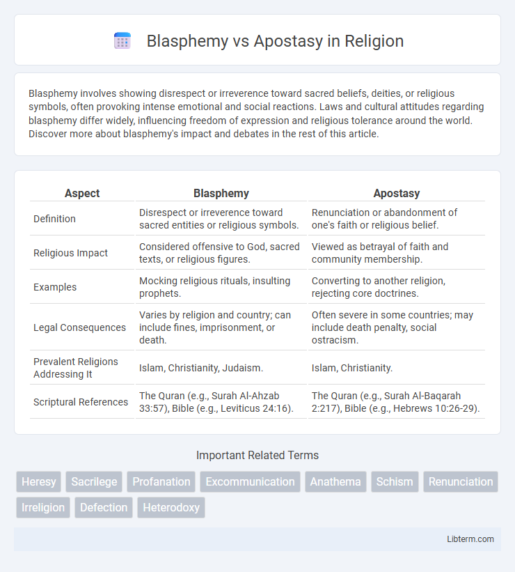 Apostasy vs Blasphemy in Religion - What is The Difference?