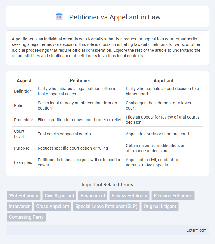 Appellant vs Petitioner in Law - What is The Difference?