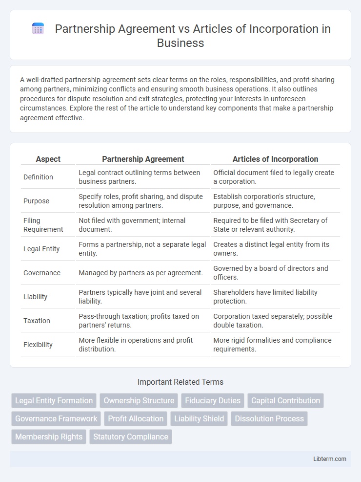 Articles of Incorporation vs Partnership Agreement in Business - What is The Difference?