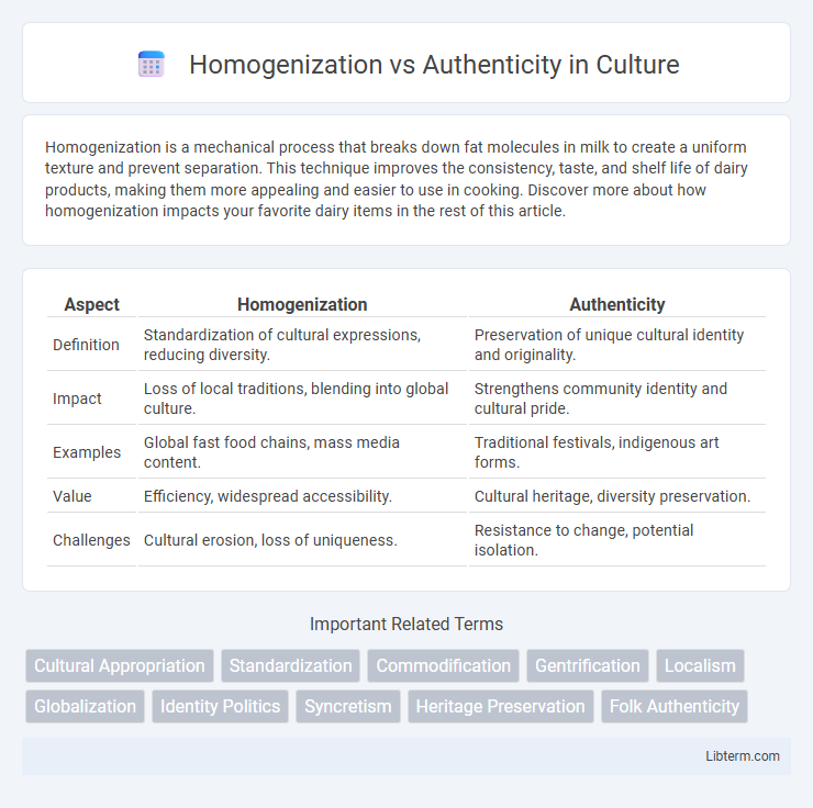 Authenticity vs Homogenization in Culture - What is The Difference?