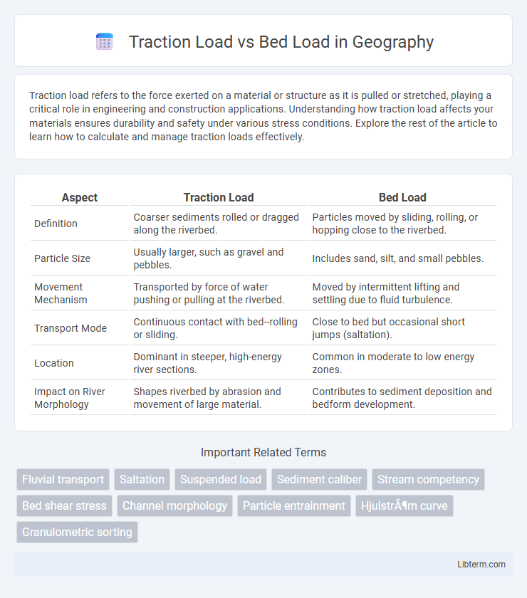 Bed Load vs Traction Load in Geography - What is The Difference?