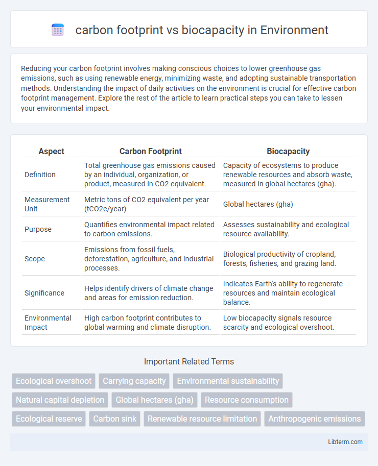 biocapacity vs carbon footprint in Environment - What is The Difference?