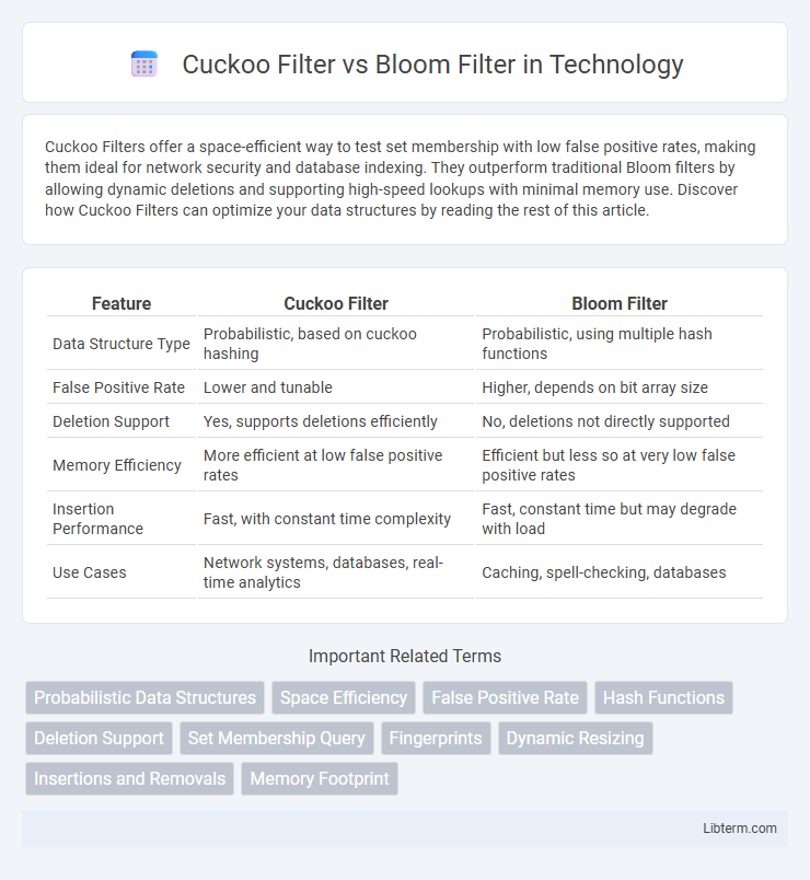 Bloom Filter vs Cuckoo Filter in Technology - What is The Difference?
