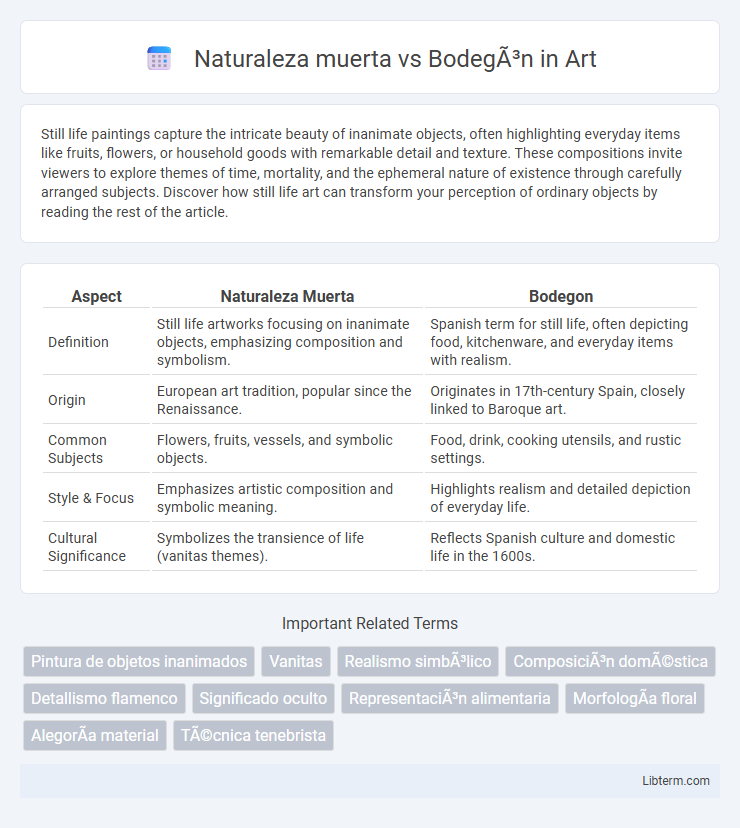 Bodegón vs Naturaleza muerta in Art - What is The Difference?
