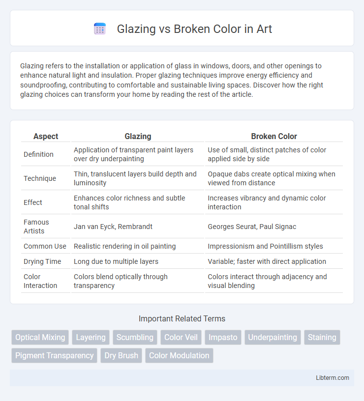 Broken Color vs Glazing in Art - What is The Difference?