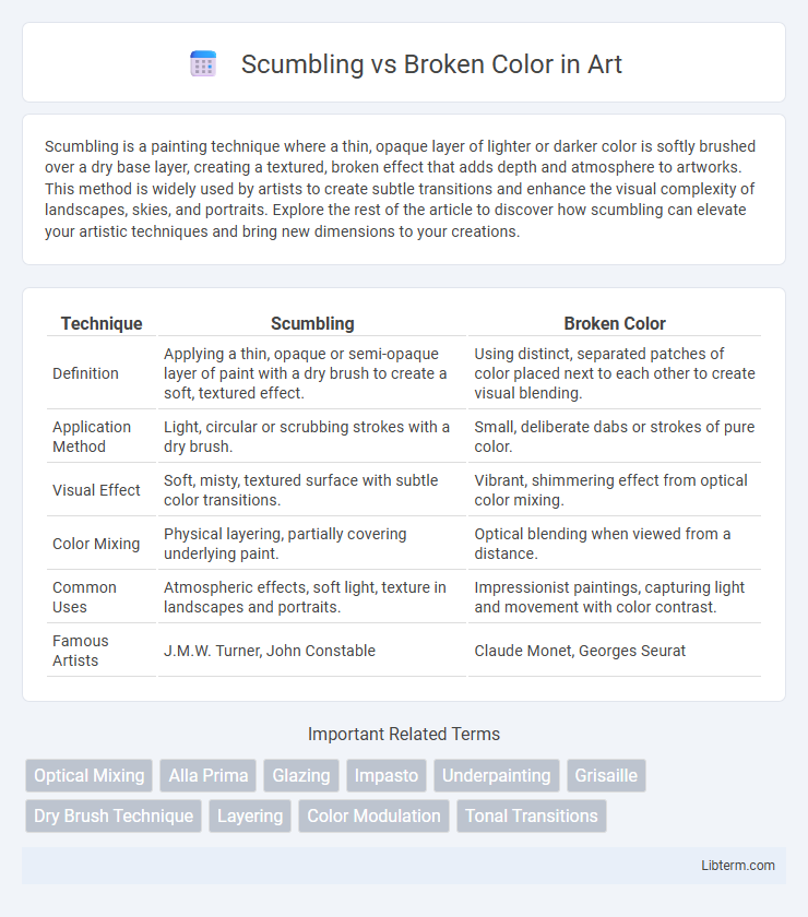 Broken Color vs Scumbling in Art - What is The Difference?