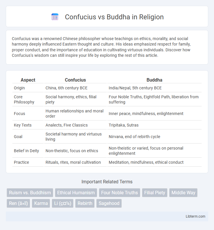 Buddha vs Confucius in Religion - What is The Difference?