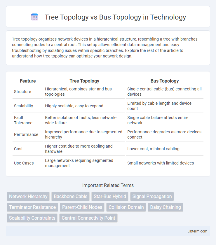 Bus Topology vs Tree Topology in Technology - What is The Difference?
