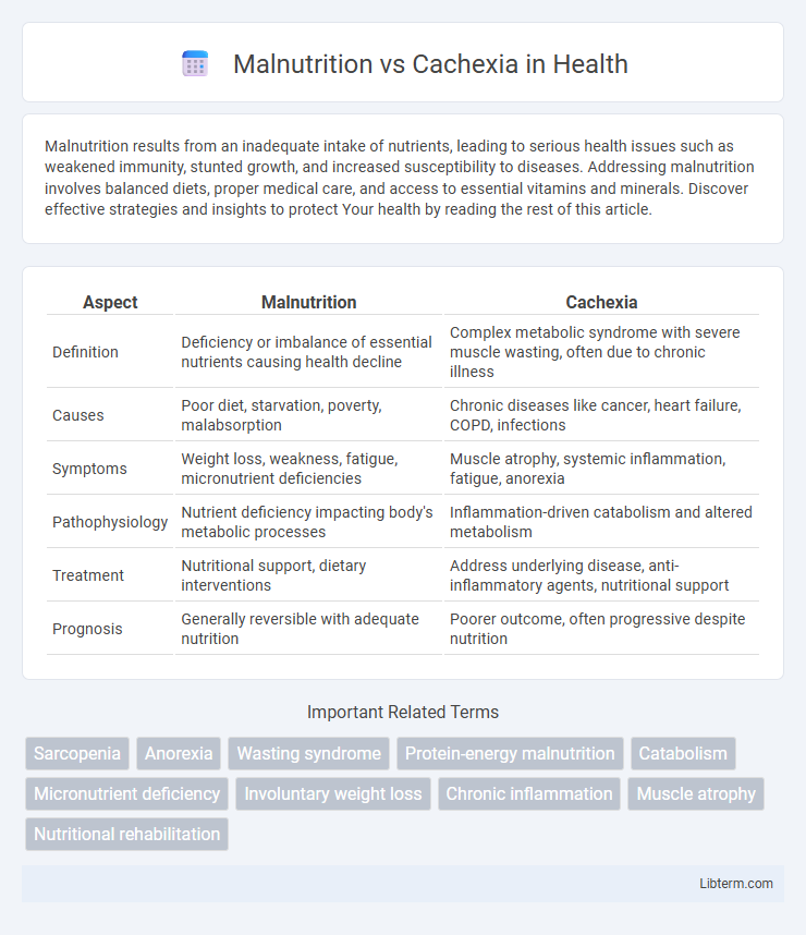Cachexia vs Malnutrition in Health - What is The Difference?